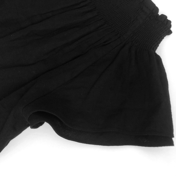 Apiece Apart Milos Smocked Neck Top off shoulder - Picture 3 of 8